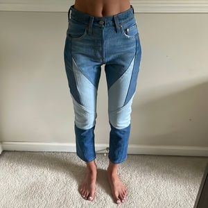 Levi’s premium jeans! 501 skinny super cool pattern